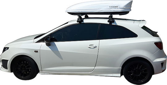 Menabo Kit Aluminum Roof Bars Legs Roof Rack Mania 400lt Seat Ibiza 3 Doors 2008+ 3 Pieces