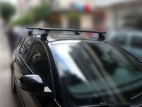 Americat Autodachträger Aluminium Set mit Dachträgerfüßen für Volvo V50 2004 2012 2 Stück