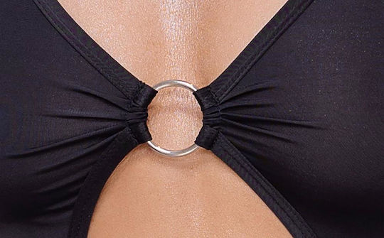 Damen Dess Kleid Rüschen Größe M
