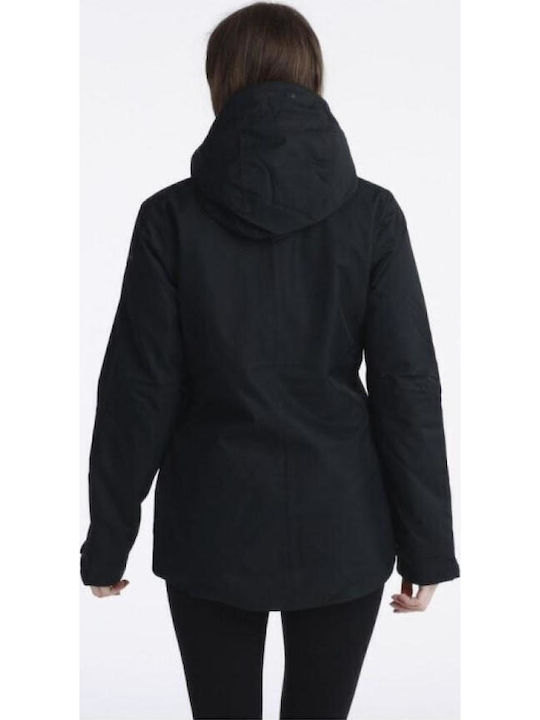 Icepeak Cathay 453229659-990 Женско Яке за Ски и Сноуборд Черен