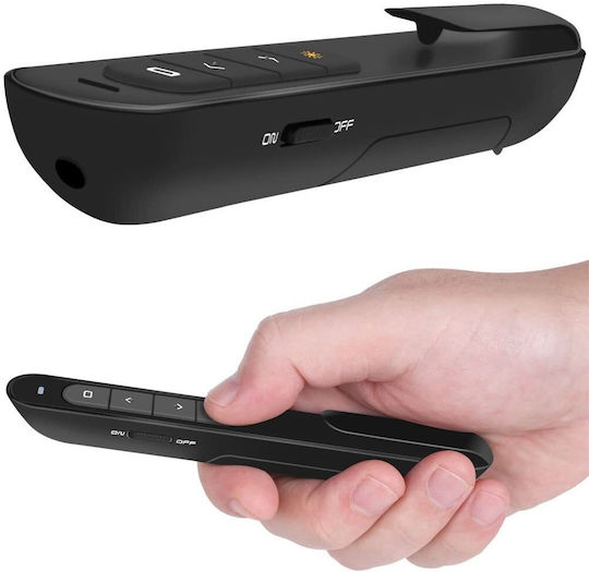 Pointer wireless cu laser roșu
