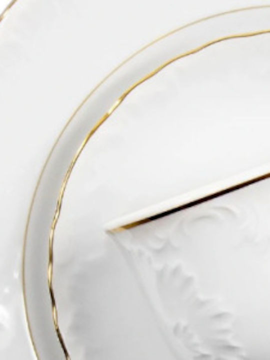 Emfasi Gold Porcelain Dinnerware Set 44pcs