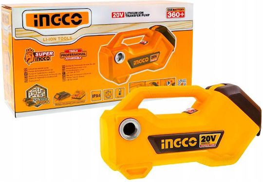 Ingco Surface Battery Pump with Automatic Suction 0.4hp