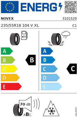235/55R18 104V Novex AS 5G XL