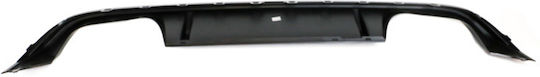 Rear Bumper Diffuser VW Golf VII 7 13-17 R-Line 2 Dual Exhausts Right & Left Glossy Black ABS Plastic 1 Piece