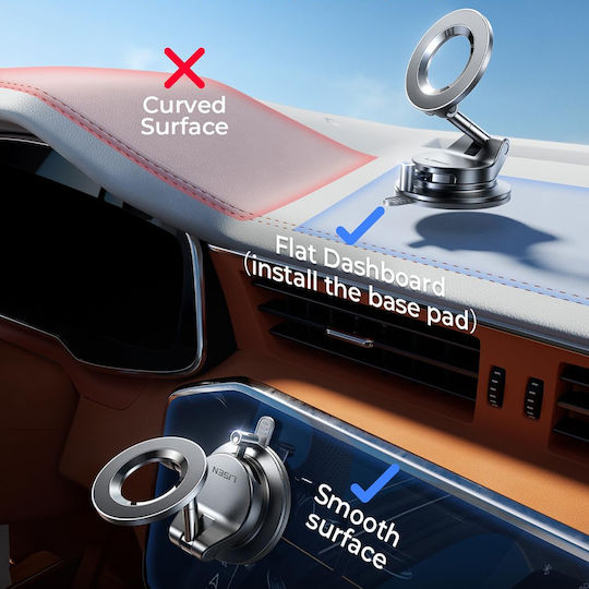 Lisen Car Mobile Mount with Magnet Black
