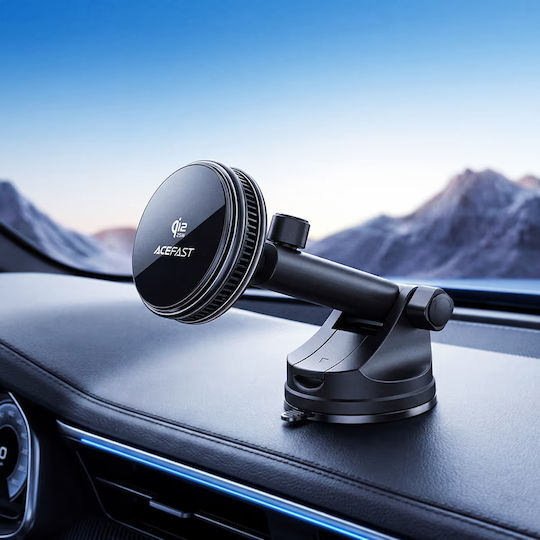 Acefast Car Mobile Mount 4.7" - 6.9" with Adjustable Hooks Black