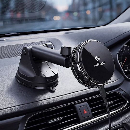 Acefast Car Mobile Mount 4.7" - 6.9" with Adjustable Hooks Black