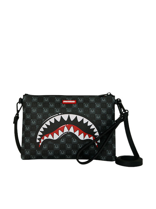 Sprayground Sharks In Paris Herren Tasche Sling Schwarz