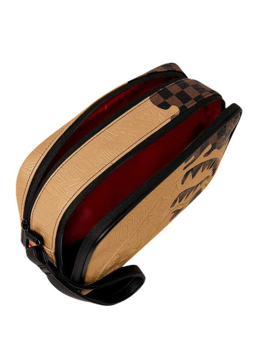 Мъжки несесер в кафяв цвят 25cm