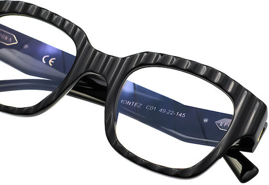 Epoka Montez C01 Black Acetate