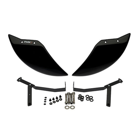 Aerodynamic Matt Black Aero Wheel Deflector Yamaha Mt-07 Y-amt '25-'26 22657j Puig
