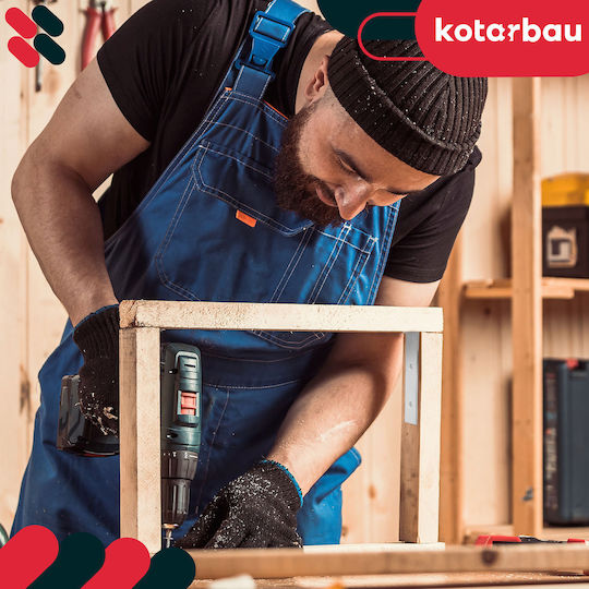 Kotarbau Γωνία Ραφιού Βαρέως Τύπου από Ανοξείδωτο Ατσάλι σε Γκρι Χρώμα 80x80mm