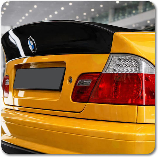 Car Rear Spoiler Trunk Bmw 3 E46 99-05 Sedan Csl Look Glossy Black Abs Plastic