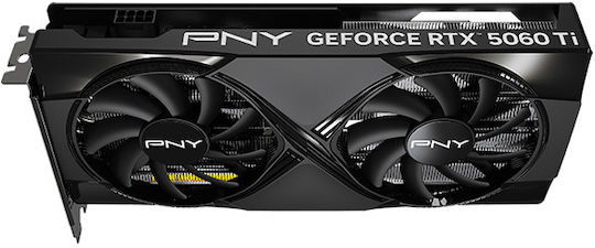 PNY GeForce RTX 5060 Ti 16GB GDDR7 Двоен вентилатор OC Видео карта