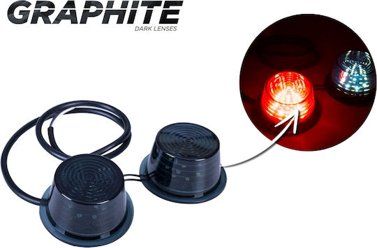 Set Led Replacement Volume Light "Old School" Smoke White Red Horpol