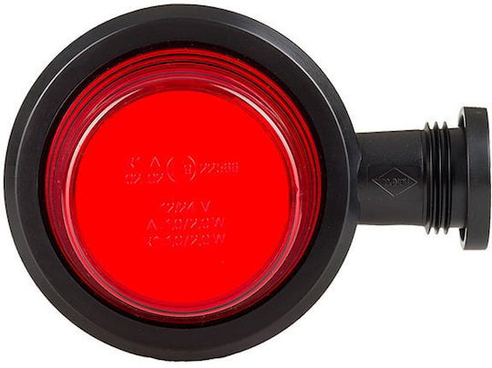 Led Side Position Light Omega Type Horpol Red Orange Oldschool Rotating