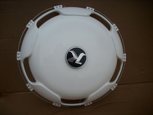 Front Truck/Bus Hubcap Universal 22.5 Plastic White