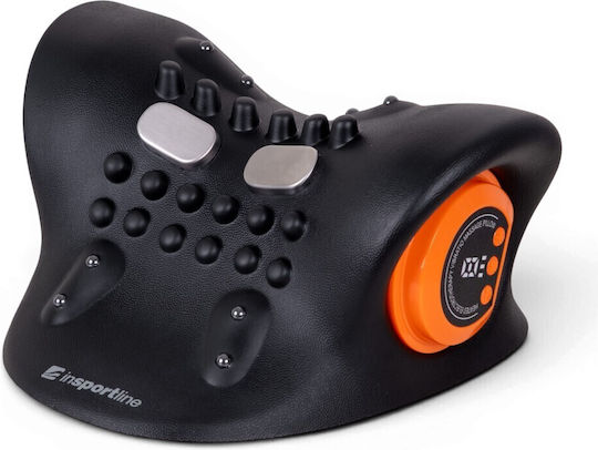 inSPORTline Massage Device for the Neck with Vibration and Heating Function Black