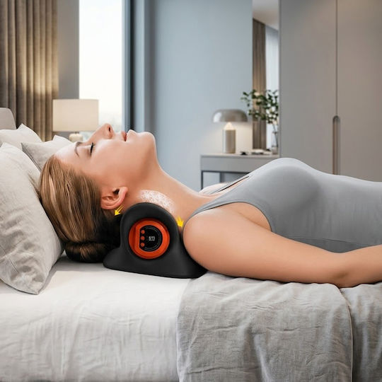 inSPORTline Massage Device for the Neck with Vibration and Heating Function Black