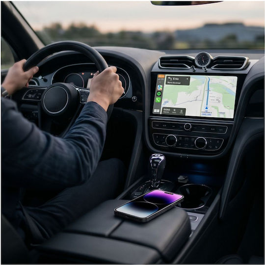 Car Radio Canva Tech-Protect Ultraboost Ca01 Apple Carplay Android Auto Adapter Usb Bluetooth 5.4 Matt Schwarz