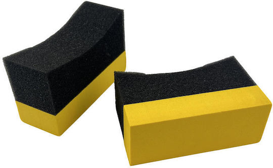 Feral Autowaschlappen Polieren Bereifung Detailing Pro 10x6x4cm Set 2 Stück
