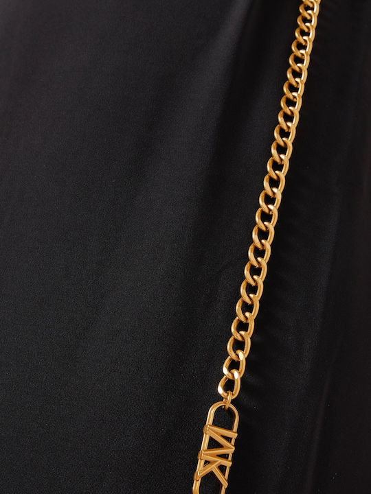 Summer Midi Evening Dress Black