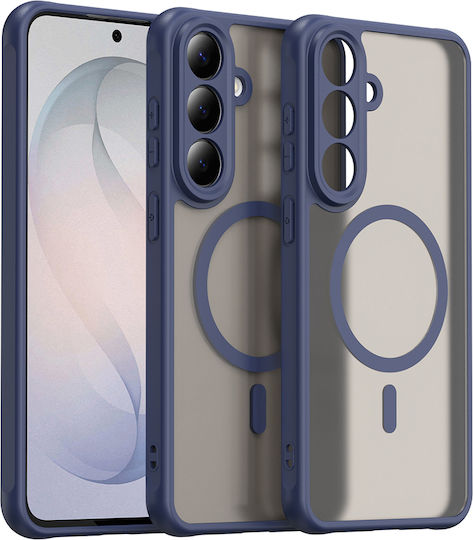 Techsuit Plastic Navy Blue Back Cover (Galaxy S26 FE)