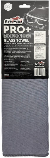 Special Microfiber Glass Cloth Feral Pro+ 40x60cm 250gsm Dark Grey