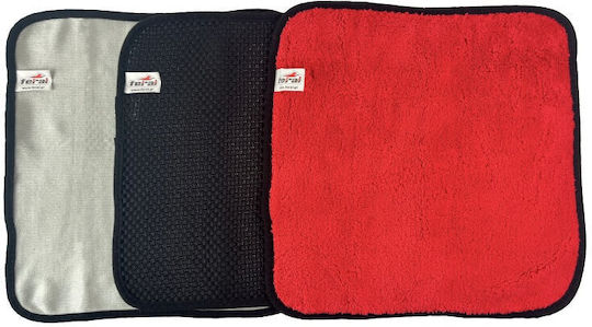 Кърпи Microfiber Detailing Pro Feral 35x35cm Комплект 3 Бройки