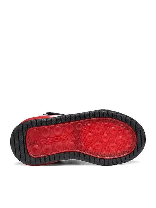 Детски Sneakers High Анатомични с Велкро и Светещи Сини
