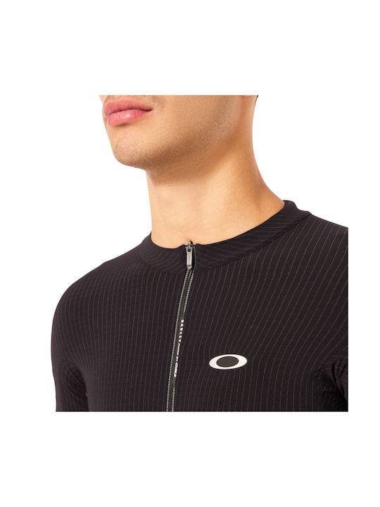 Oakley Männer Kurze Ärmel Fahrradtrikot Schwarz