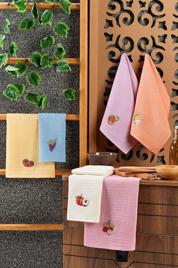SteweHome Prosop De Bucătărie Din 100% Bumbac În Culoare Gri 40x60cm 6 Bucăți