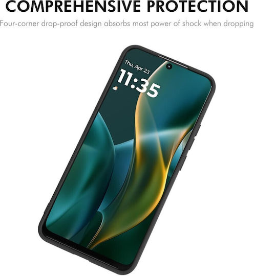 Enkay Liquid Handyhülle Silikon Rosa (Moto G47)