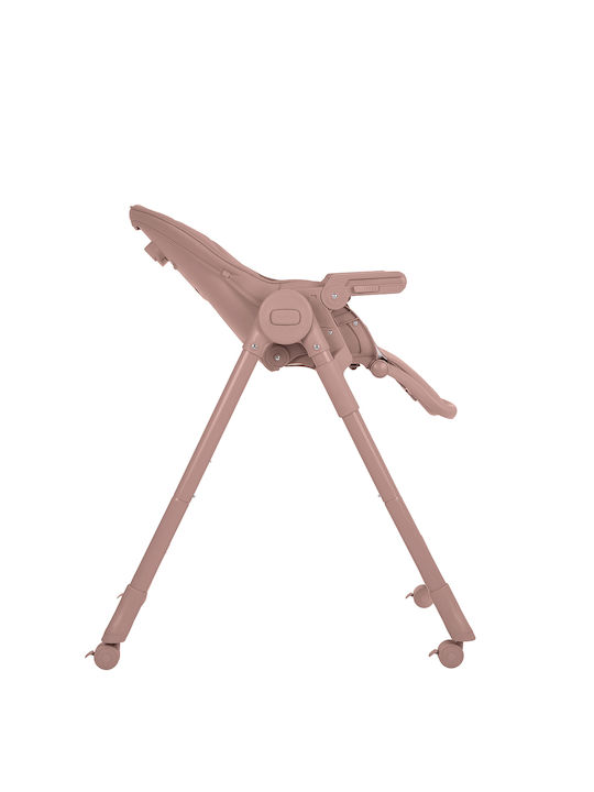 Kikka Boo Pastello Baby Highchair with Adjustable Height Pink