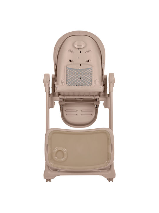 Kikka Boo Pastello Baby Hochstuhl mit Höhenverstellbar Beigem