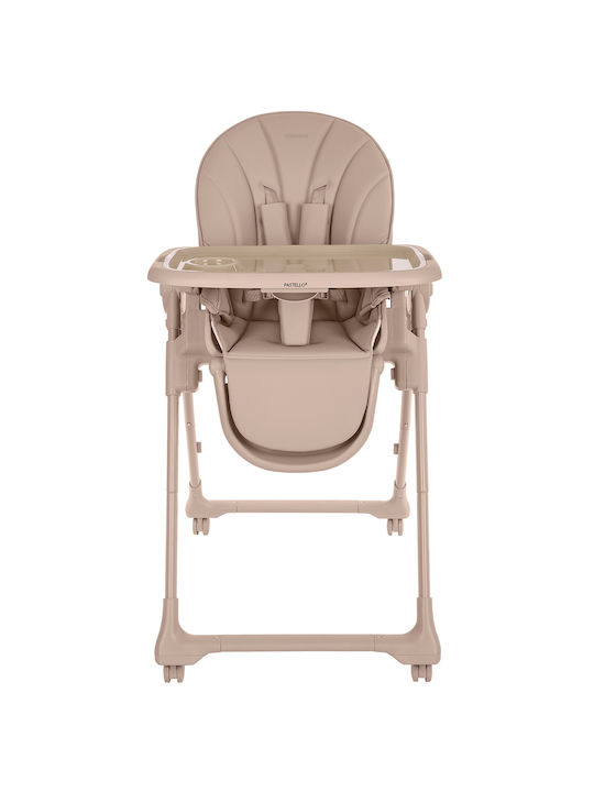 Kikka Boo Pastello Baby Hochstuhl mit Höhenverstellbar Beigem