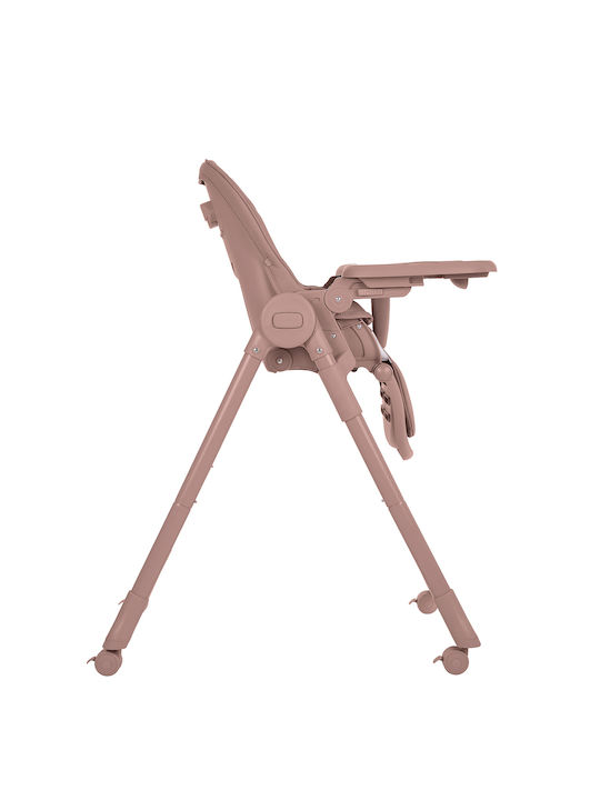 Kikka Boo Pastello Baby Highchair with Adjustable Height Pink