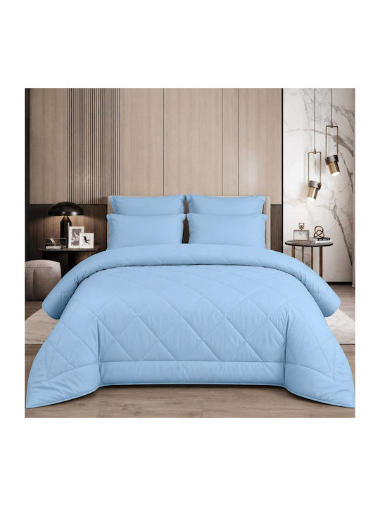 Astron Italy Übergröße Steppdecke 220x240cm Petrol 350 GSM