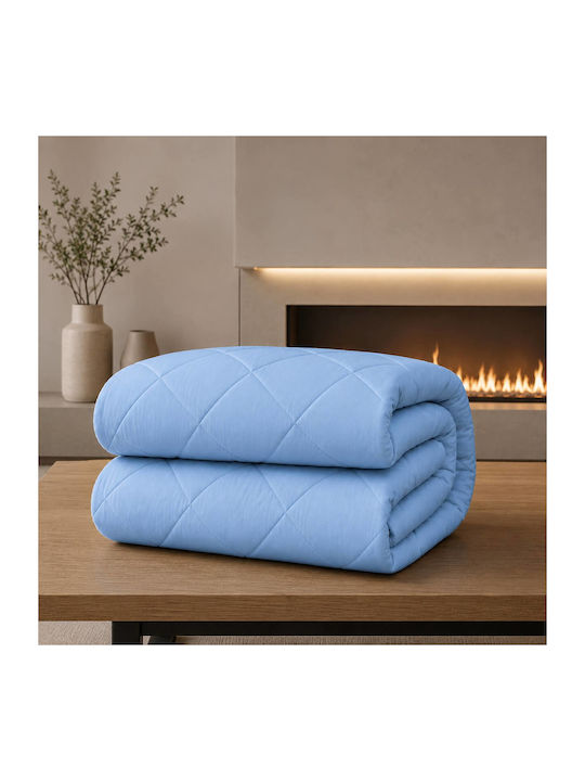 Astron Italy Übergröße Steppdecke 220x240cm Petrol 350 GSM