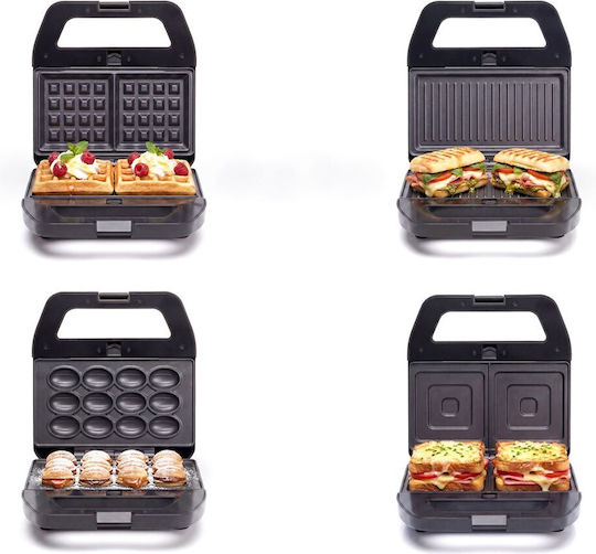 Promis Sandwich Maker Grill with Removable Plates 750W
