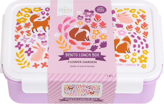 A Little Lovely Company Bento Stainless Steel Kids Water Bottle Thermos with Straw Silver 350ml