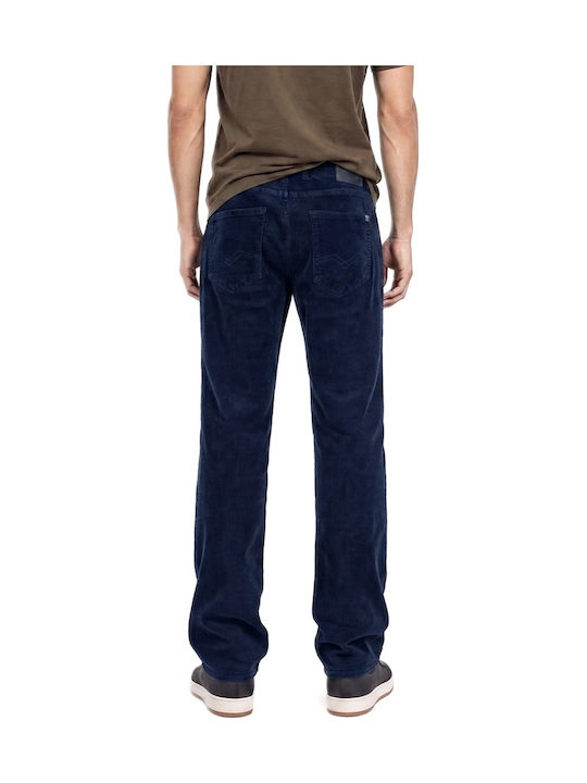 Replay Grover Men's Jeans Pants Elastic Straight Blue Replay Grover Men's Jeans Pants Elastic Straight Blue