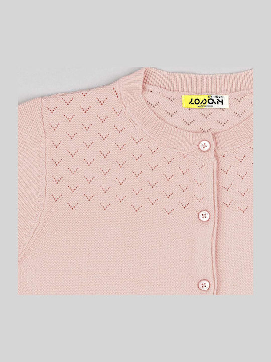 Kids Knitted Pink Bolero