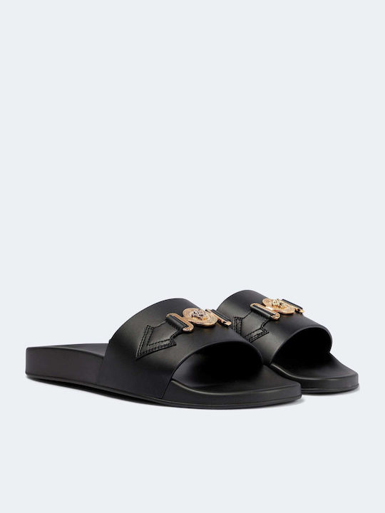 Versace Slides bărbătești negre