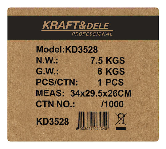 Kraft & Dele Suport central cadru motocicletă