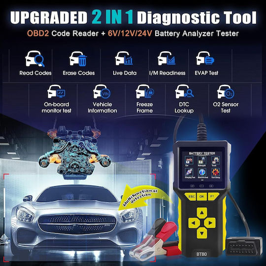 Tester auto OBD 2 cu Cablu