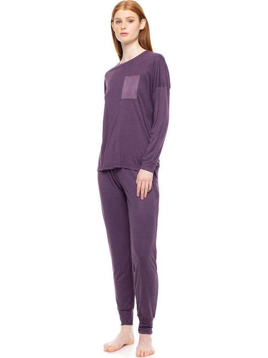 Pink Label Summer Women's Pyjamas Set Grey