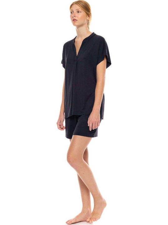 Pink Label Summer Women's Pyjamas Shorts White