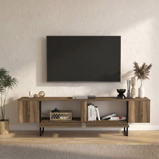 Orontes Floor-standing Walnut 180x29.6x50 cm Orontes Floor-standing Walnut 180x29.6x50 cm